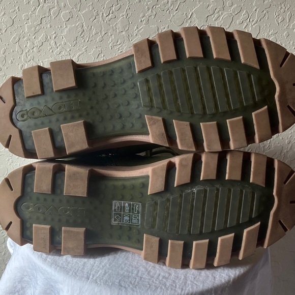 Coach: Olive Green (CF141) Citysole Quilted Leather Lace-up Boot- 10 main image 15